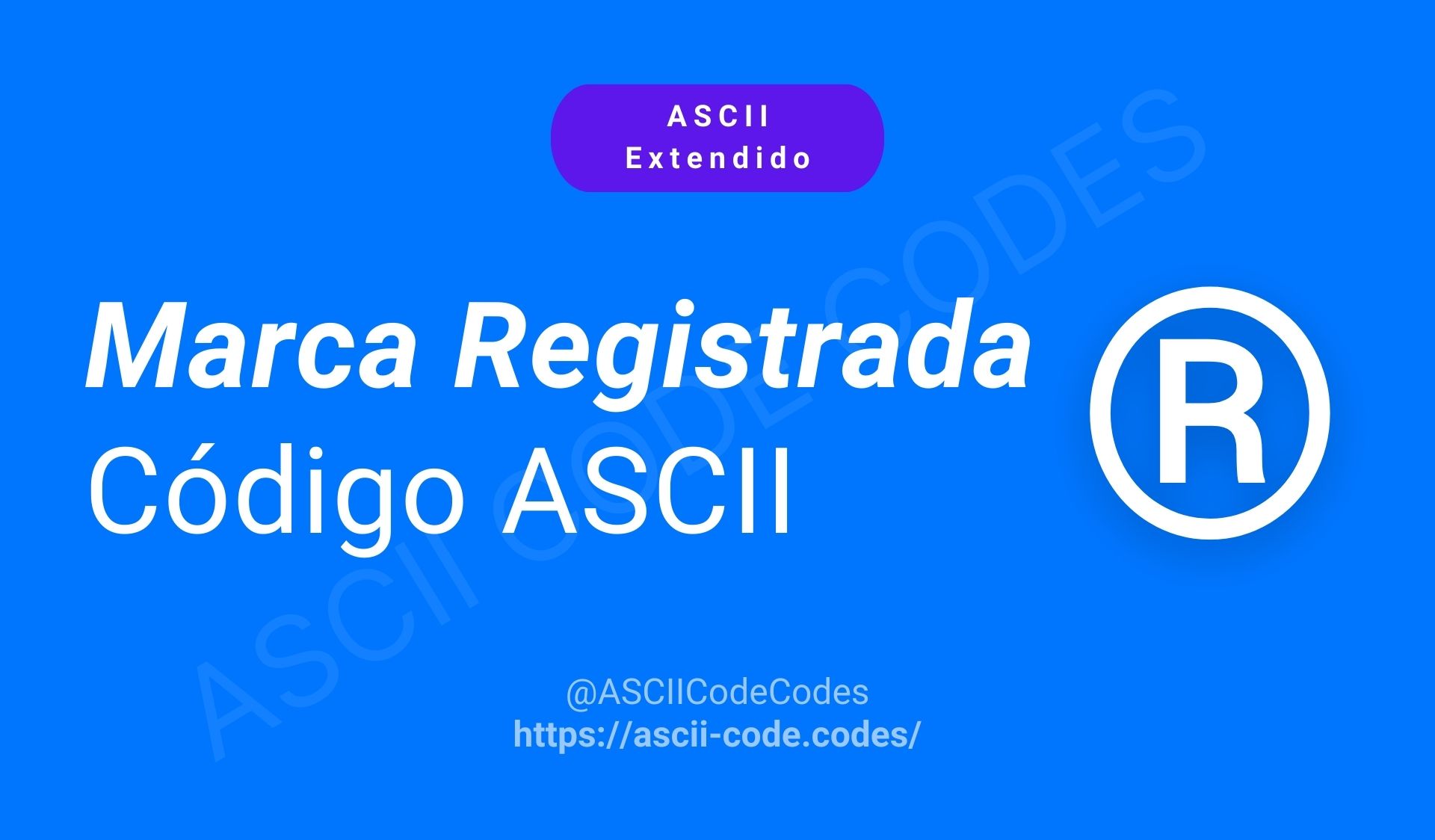 Código ASCII Marca Registrada: Cómo escribir el símbolo ®