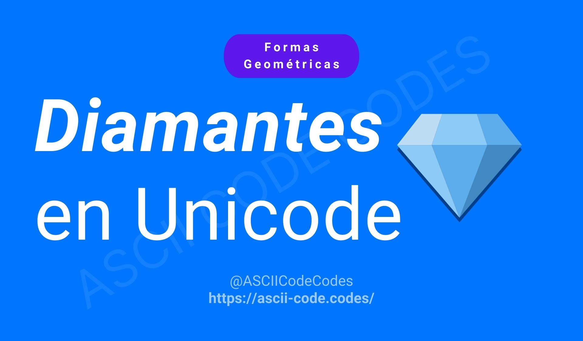 Diamantes en Unicode: Lista completa y cómo usarlo