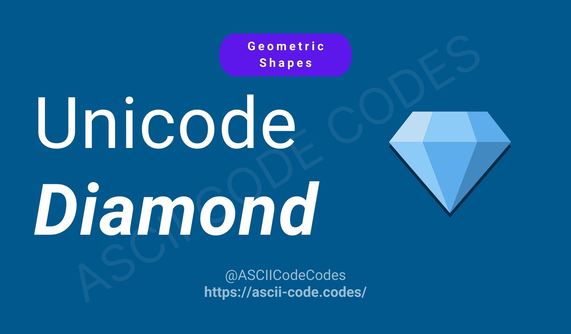 Unicode Diamond: Full List and How to Use It